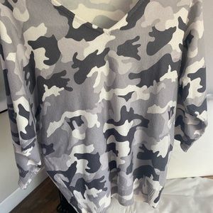 Camo sweater
